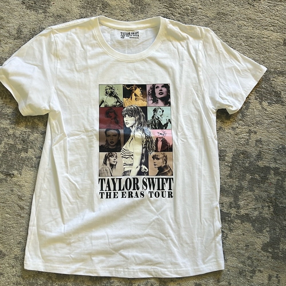 Taylor Swift White Graphic Tee - The Eras Tour